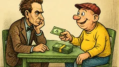 Banc: Un geniu mândru și un idiot pariază