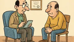 Banc: Un bărbat merge la psiholog...