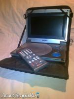 DVD player portabil 7 inch 2 buc. Husa si Telecomanda - Imagine 2