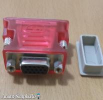 Vand Adaptor Convertor DVI 24+5 pini la VGA. - Imagine 4