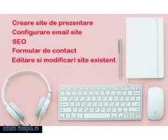 Realizare site web de prezentare editare site - Imagine 1